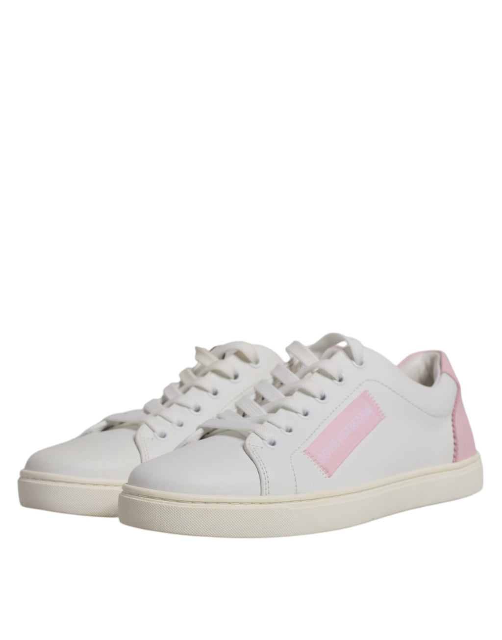 Dolce & Gabbana White Low Top Sneakers for Women detail view