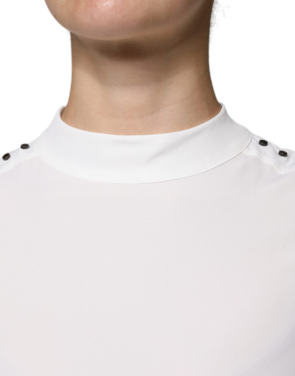 Patrizia Pepe White Sleeveless T-Shirt for Women additional view