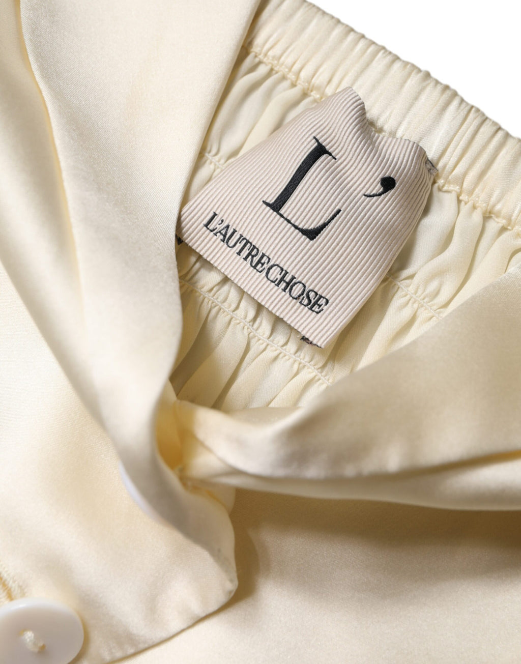 L'Autre Chose White Sleeveless T-Shirt for Women additional view