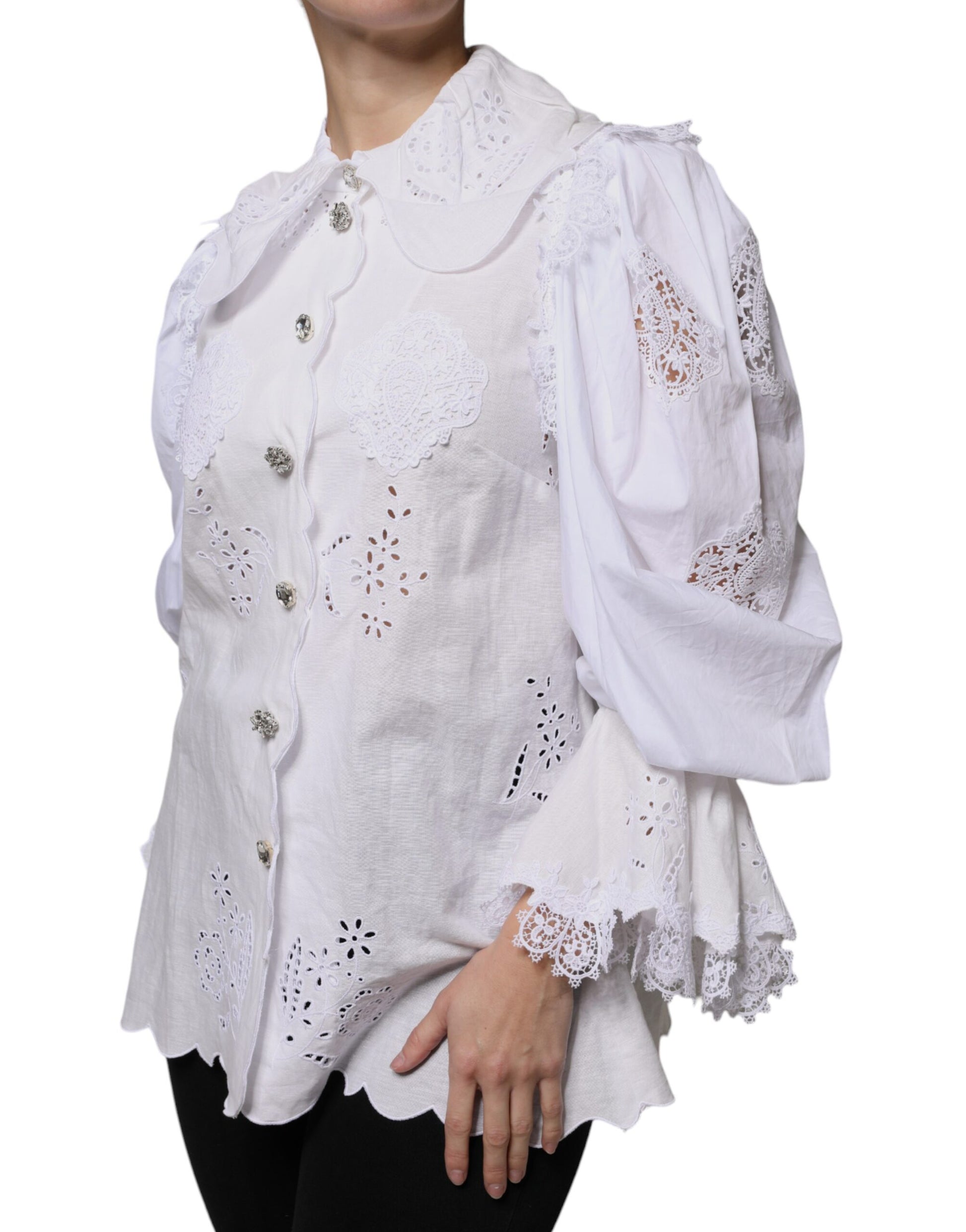 Dolce & Gabbana White Blouse for Women detail view