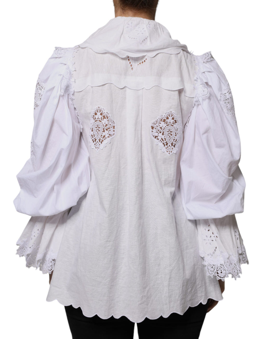 Dolce & Gabbana White Blouse for Women side view
