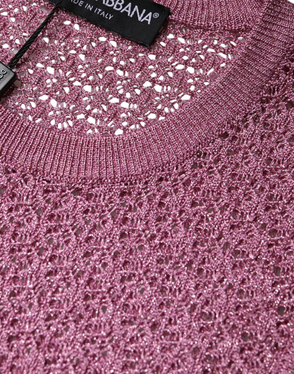Dolce & Gabbana Pink Sleeveless T-Shirt for Women additional view