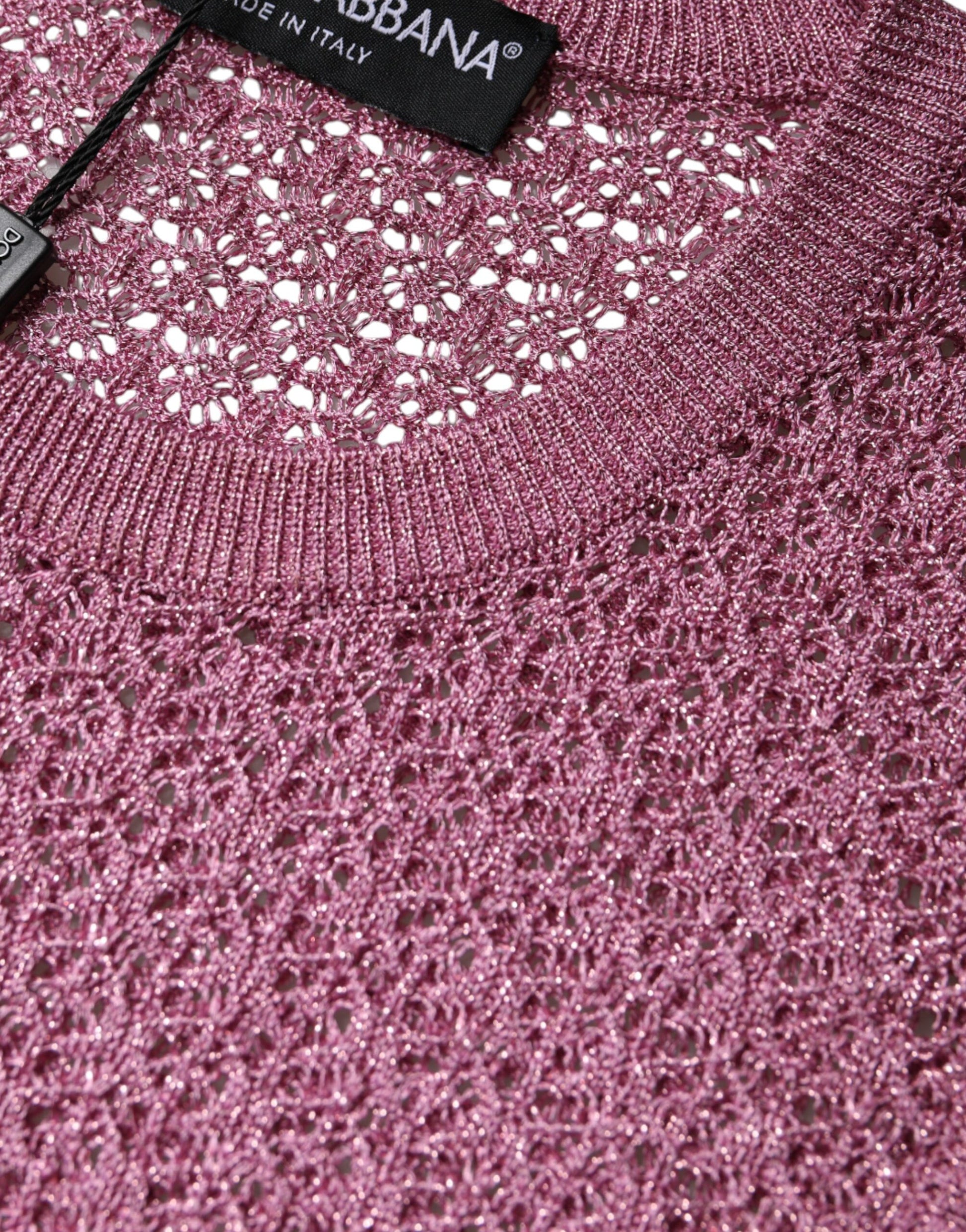 Dolce & Gabbana Pink Sleeveless T-Shirt for Women additional view
