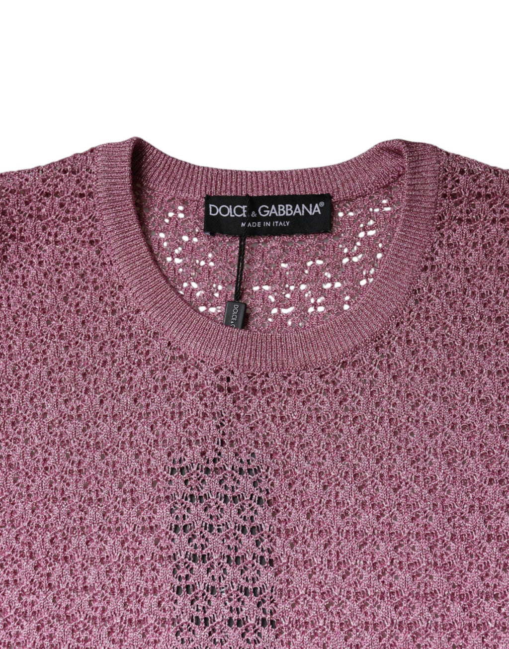 Dolce & Gabbana Pink Sleeveless T-Shirt for Women additional view