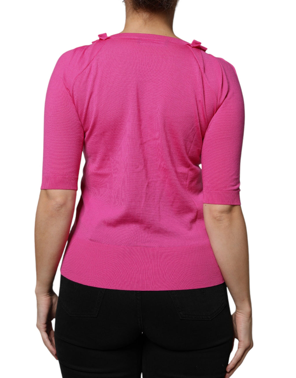 Dolce & Gabbana Pink Cardigan for Women side view