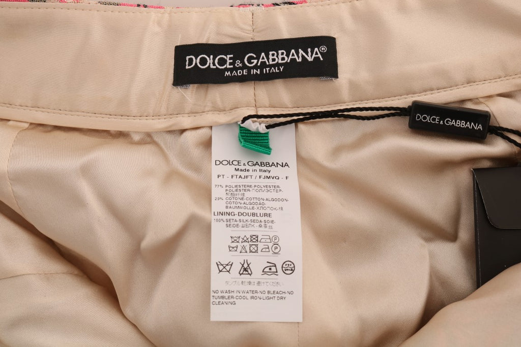 Dolce & Gabbana Multicolor Cropped Pants for Women additional view
