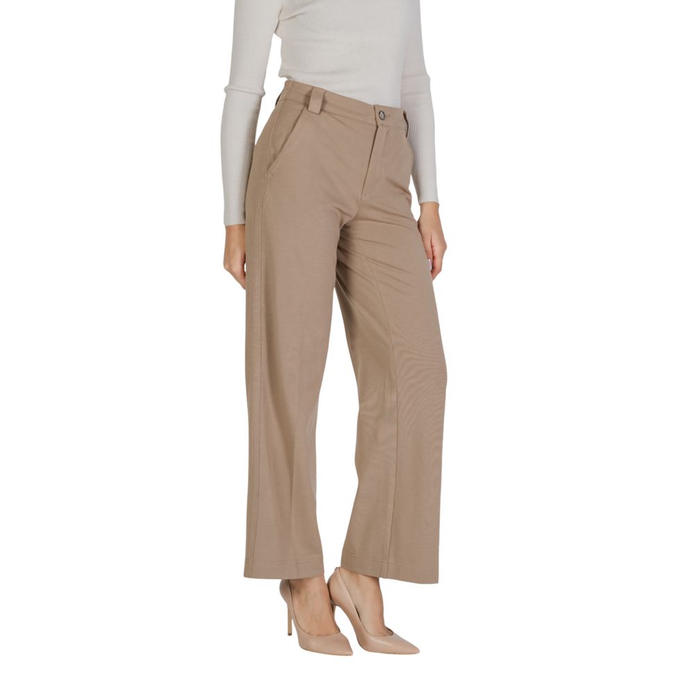 Street One Beige Dress Pants for Women detail view