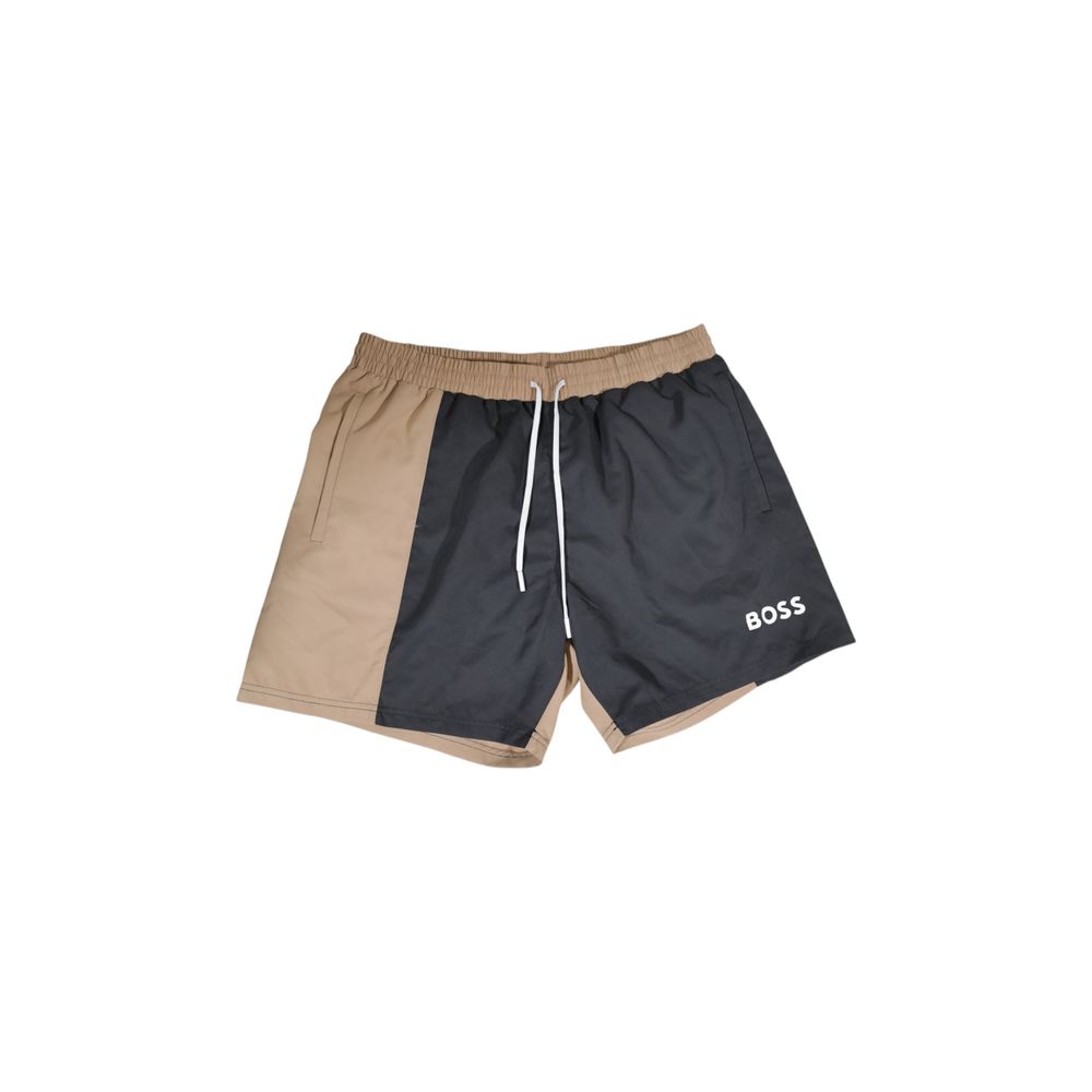 Slip de bain Hugo Boss en polyester beige