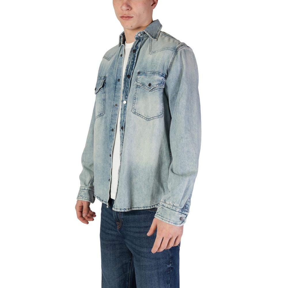 Hugo Boss Blue Denim for Men side view