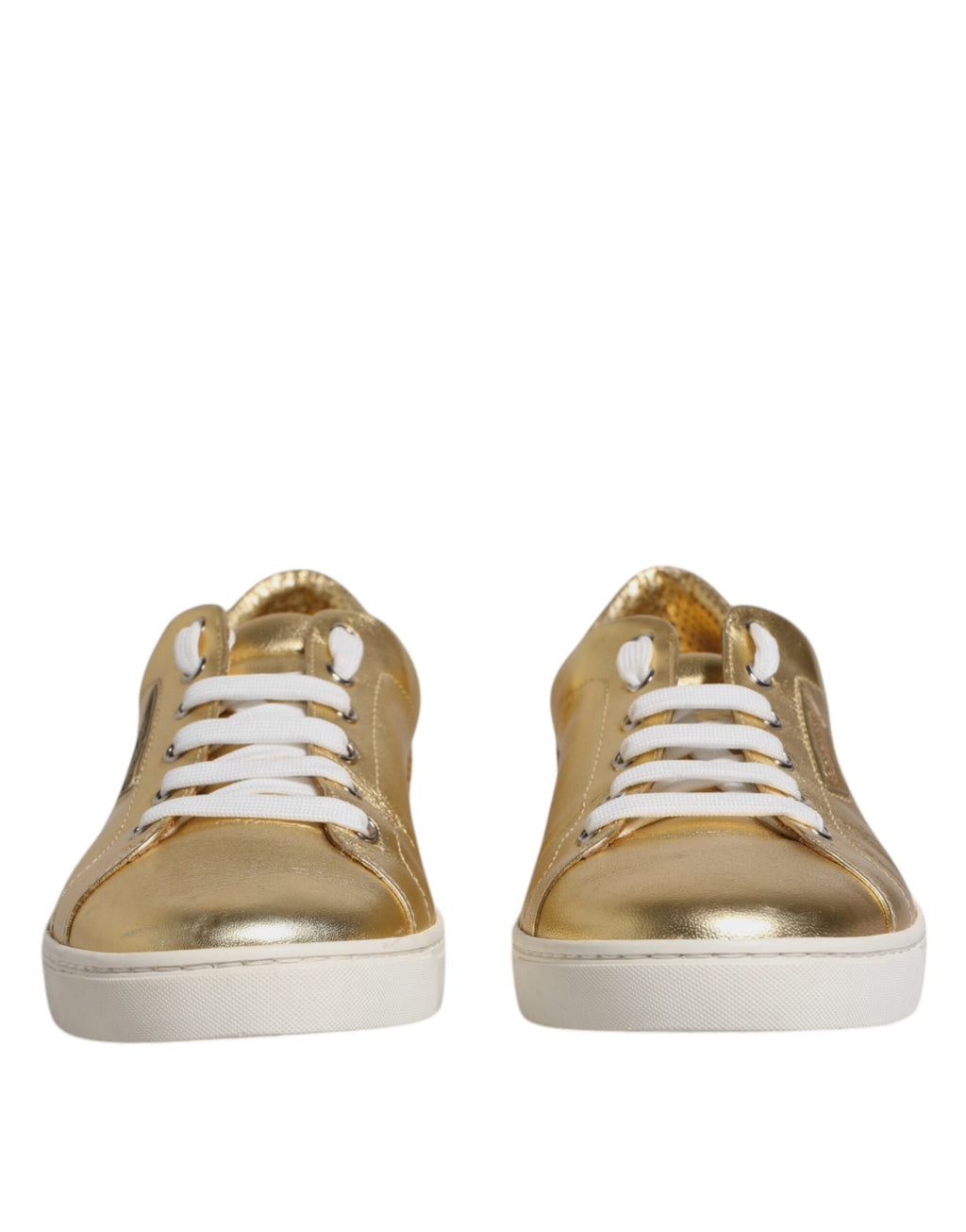 Dolce & Gabbana Gold Low Top Sneakers for Men alternate view