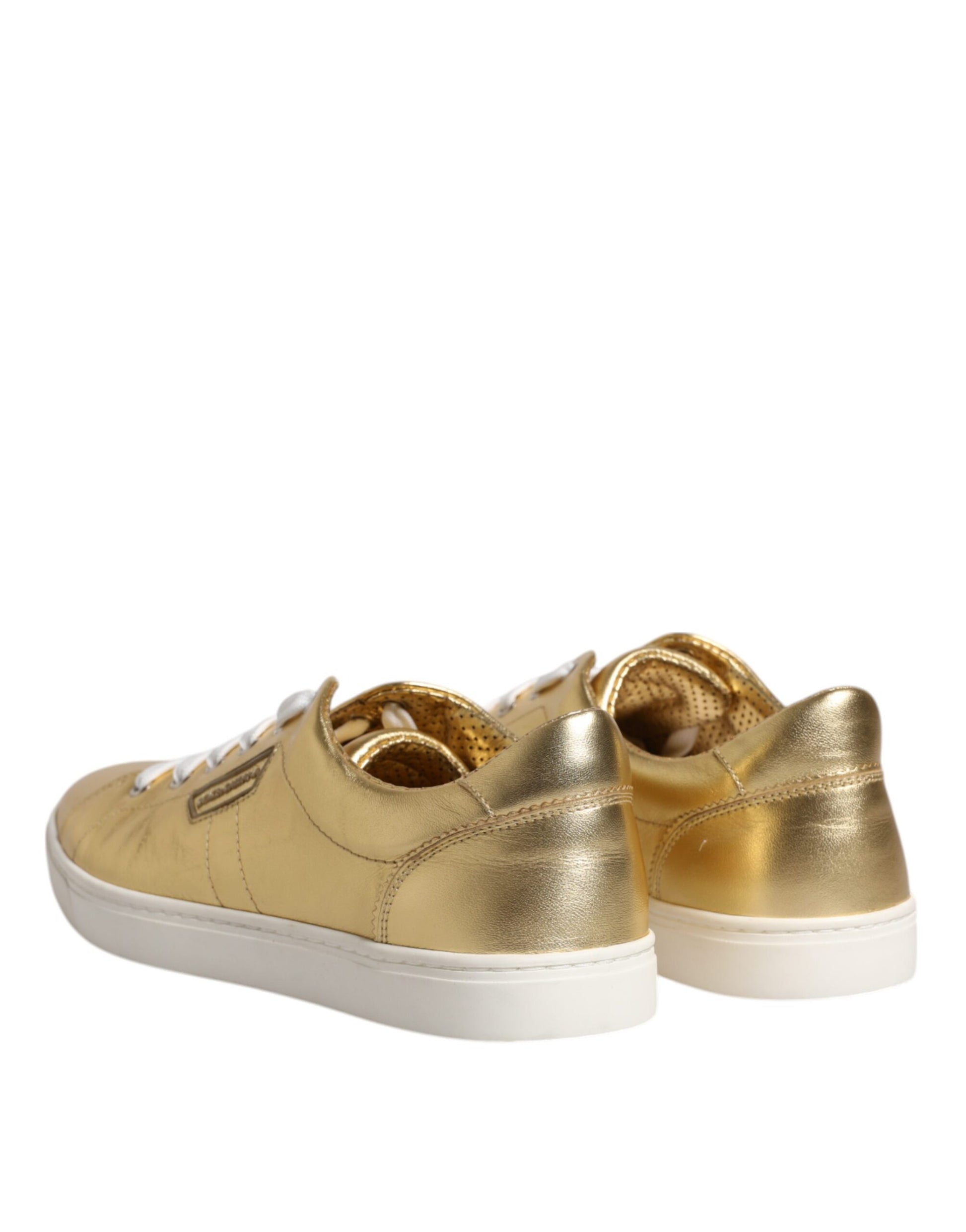 Dolce & Gabbana Gold Low Top Sneakers for Men additional view