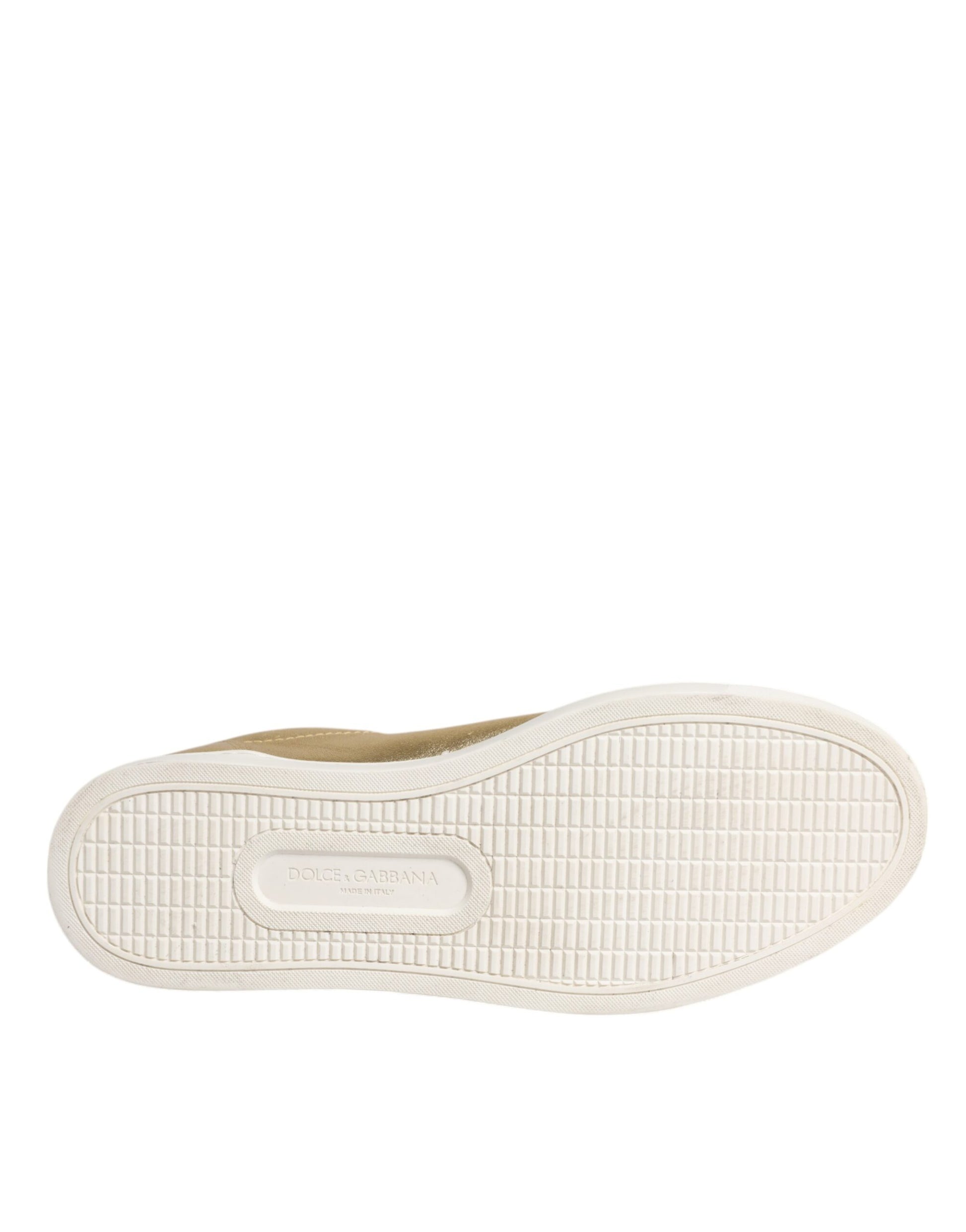 Dolce & Gabbana Gold Low Top Sneakers for Men additional view