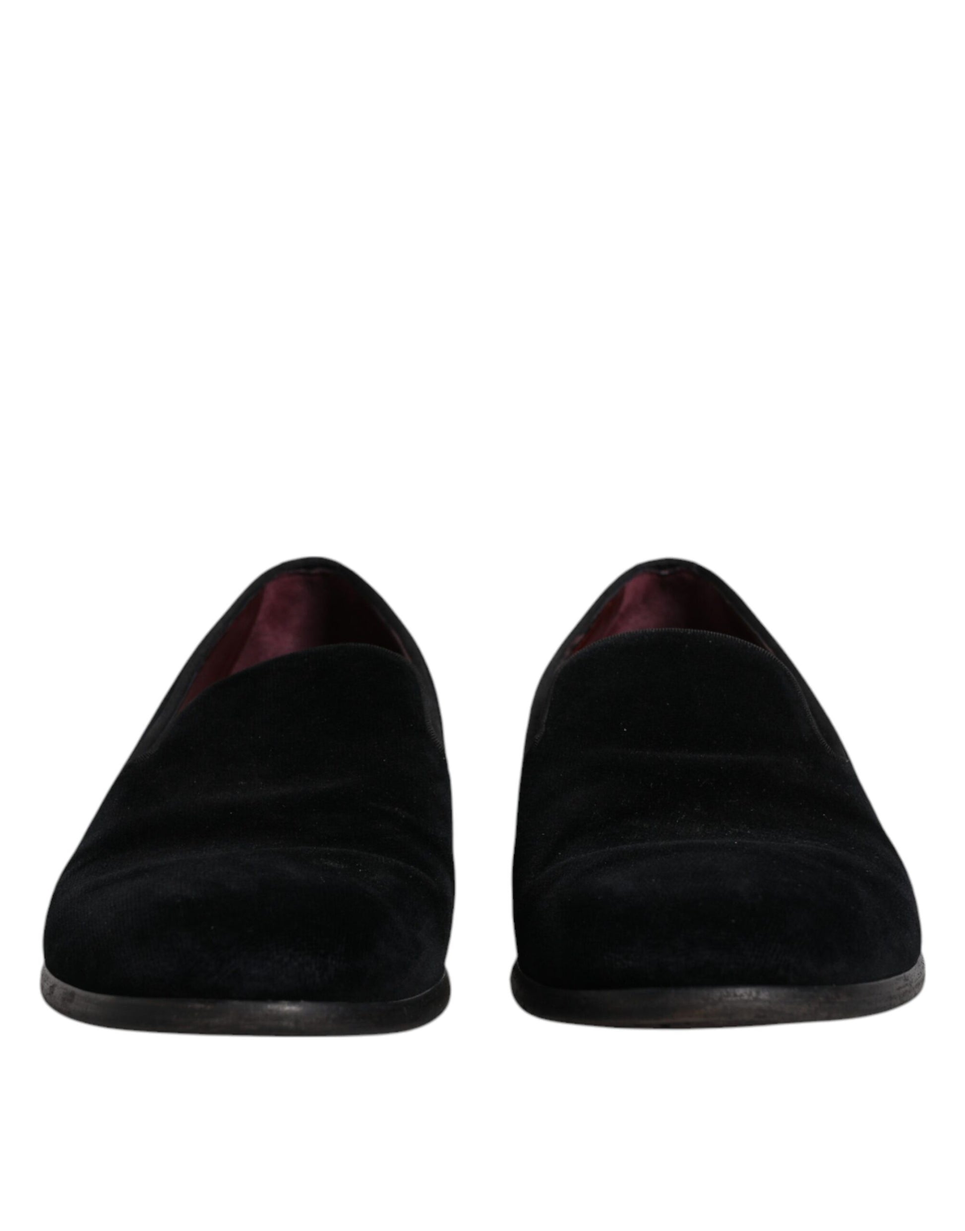Dolce & Gabbana Black Slip On Loafers for Men alternate view