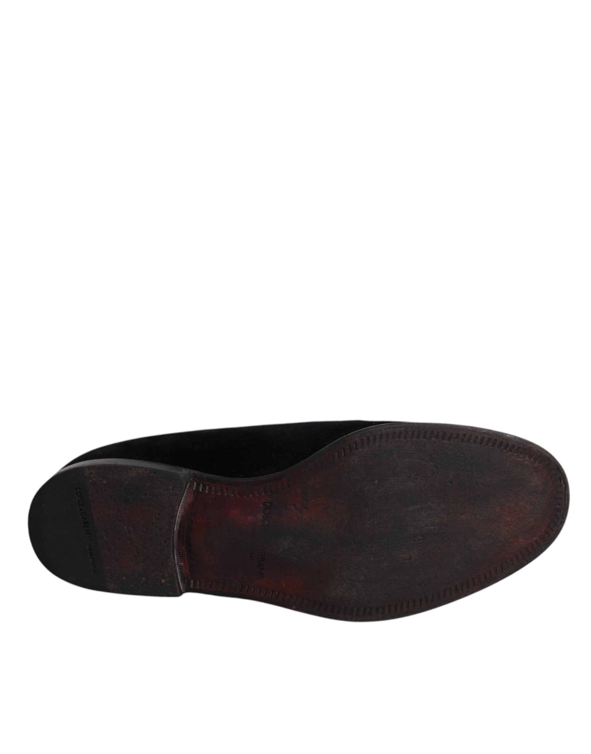 Dolce & Gabbana Black Slip On Loafers for Men additional view