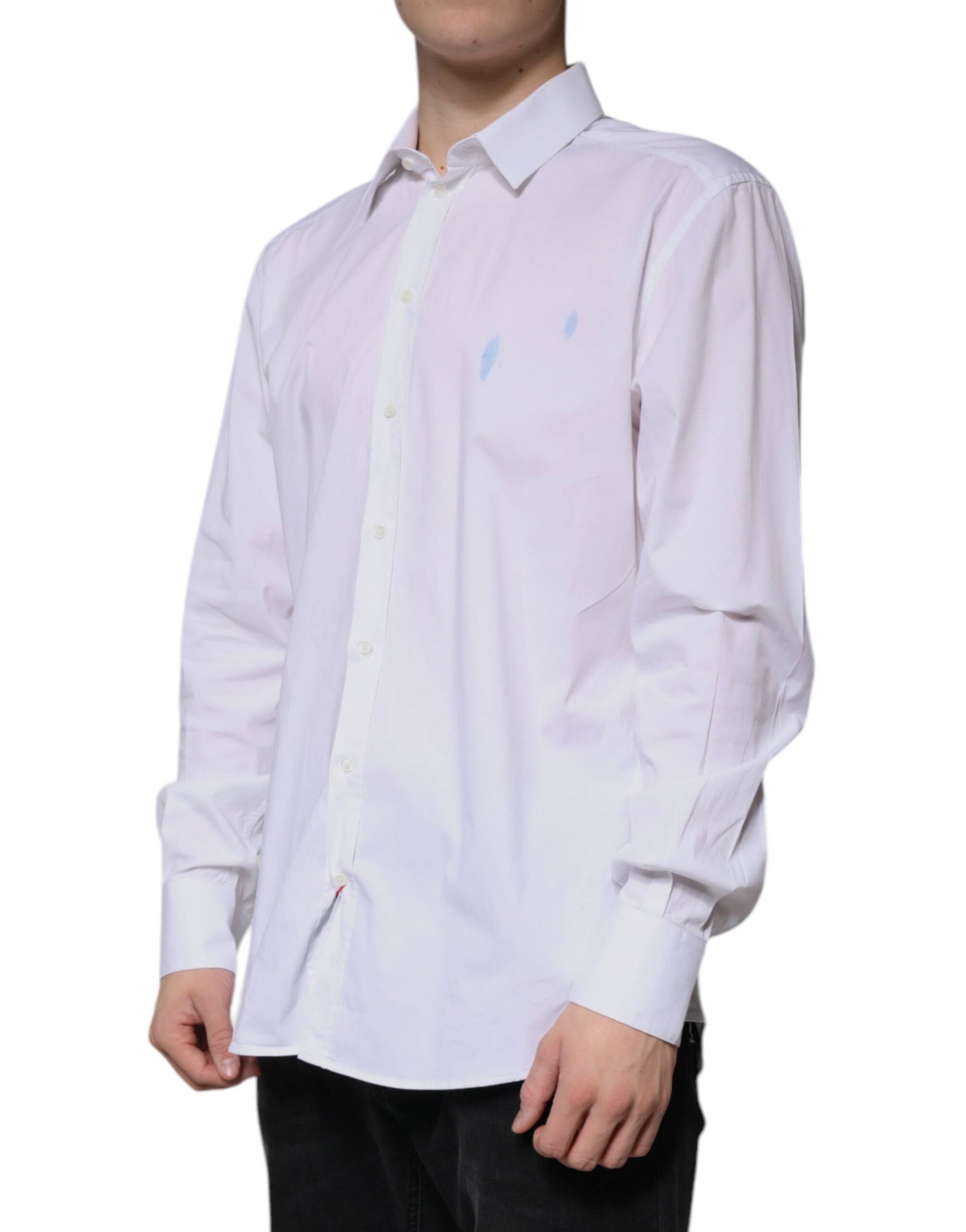 Dolce & Gabbana White Dress Shirt for Men detail view