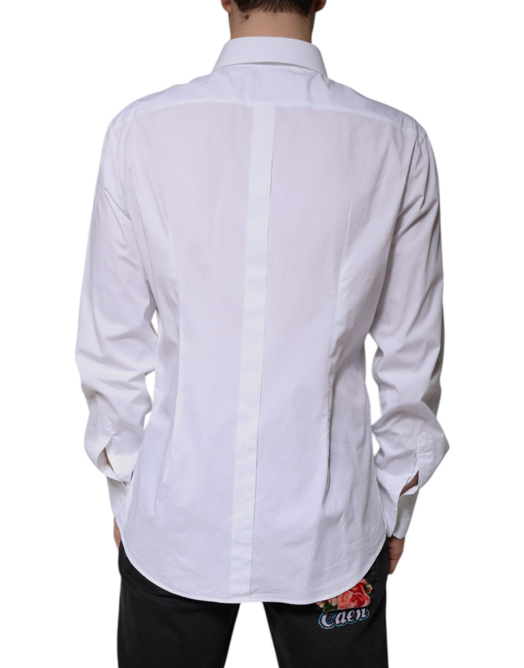 Dolce & Gabbana White Dress Shirt for Men side view