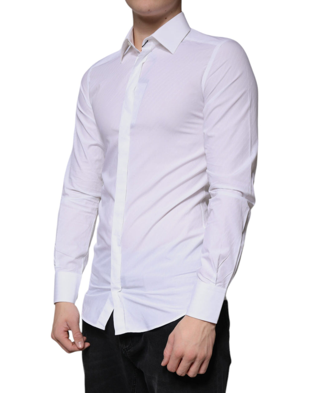 Dolce & Gabbana White Dress Shirt for Men detail view