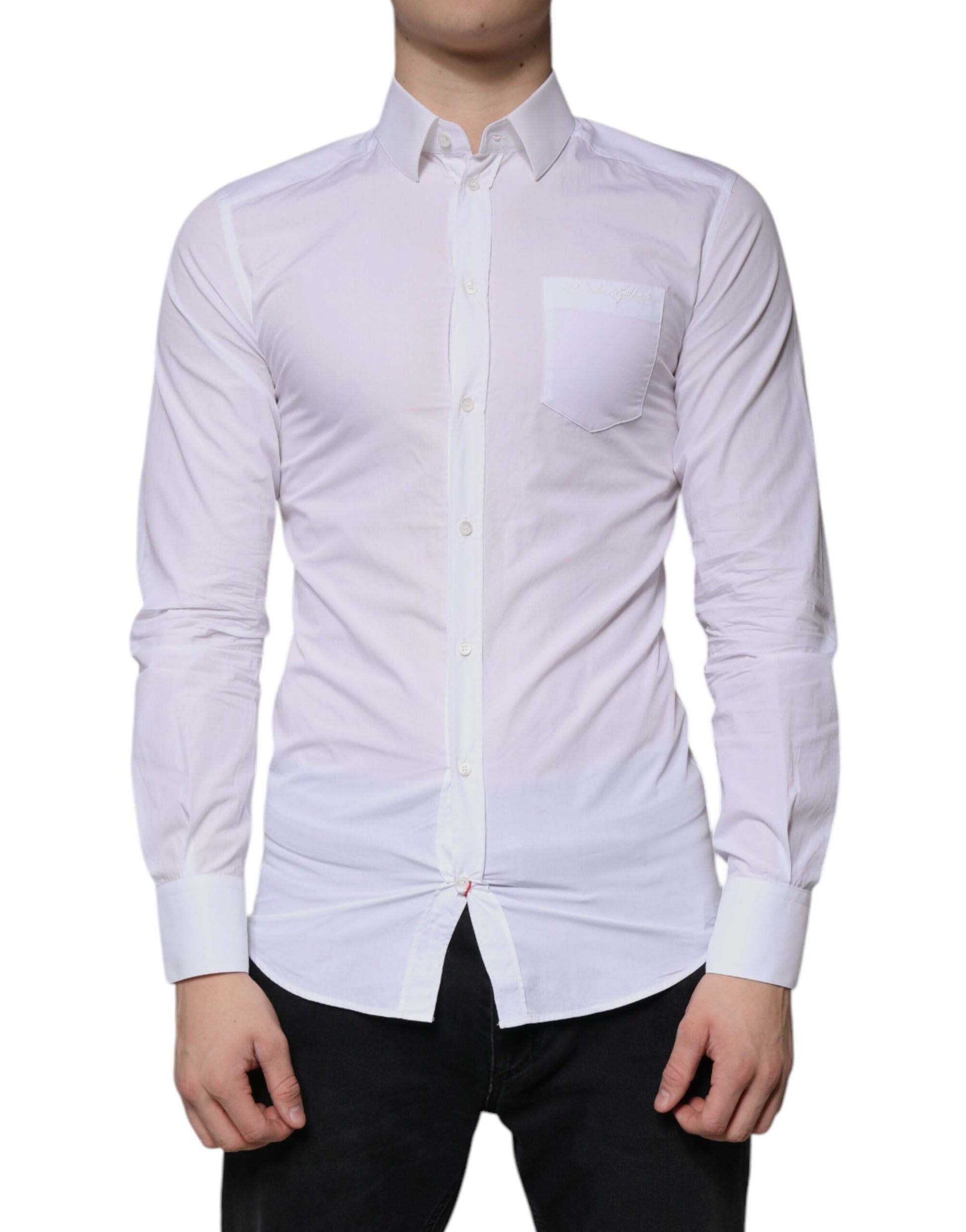 Dolce & Gabbana White Dress Shirt for Men