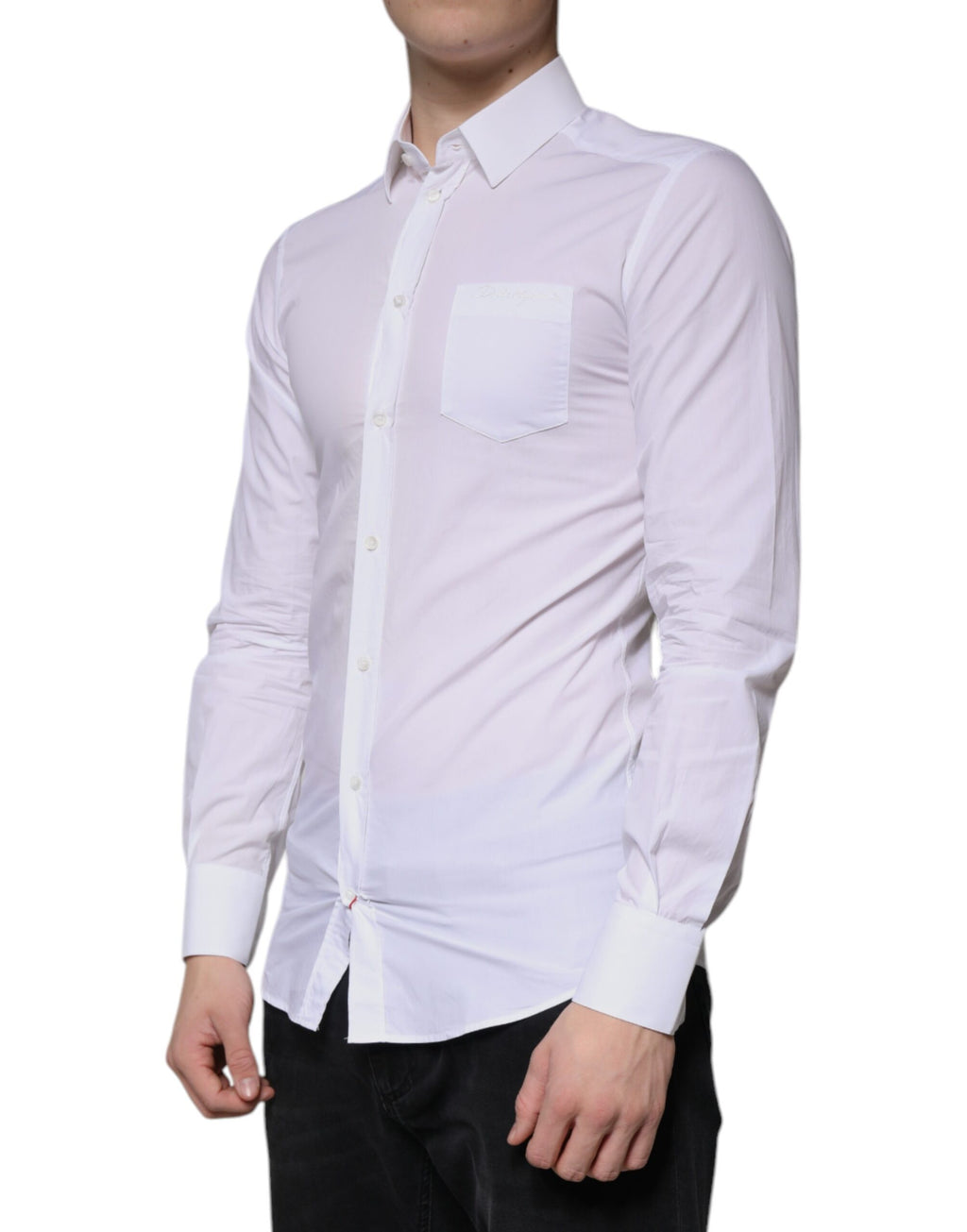 Dolce & Gabbana White Dress Shirt for Men detail view