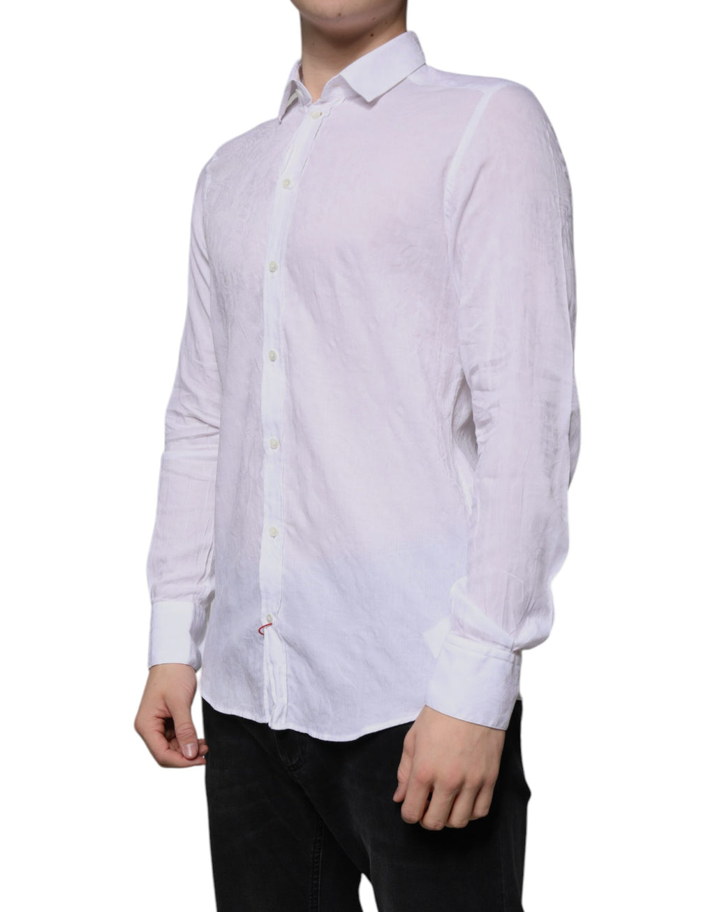 Dolce & Gabbana White Dress Shirt for Men detail view