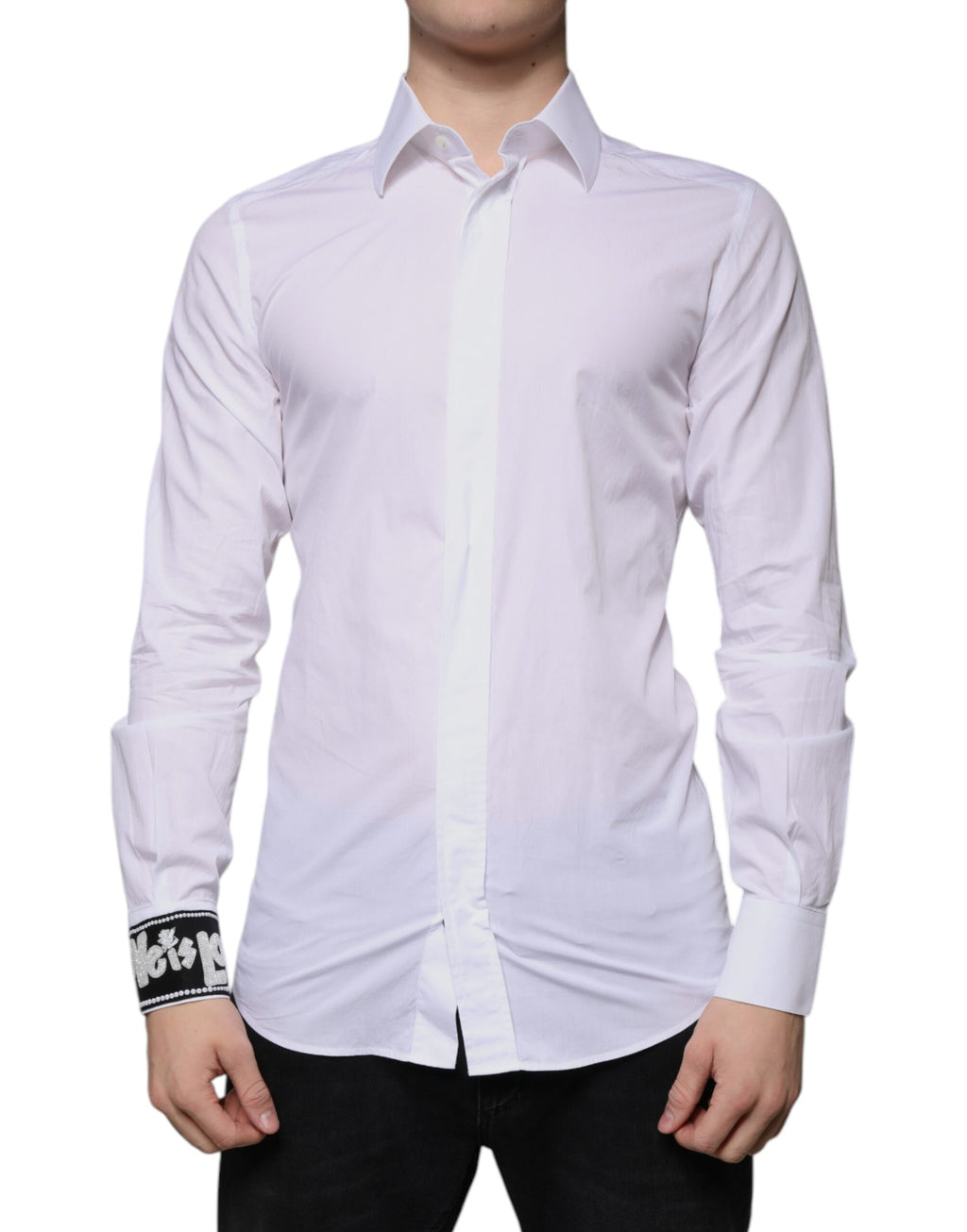 Dolce & Gabbana White Dress Shirt for Men