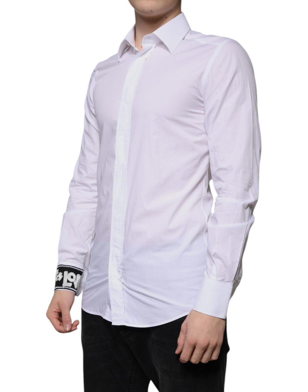 Dolce & Gabbana White Dress Shirt for Men detail view