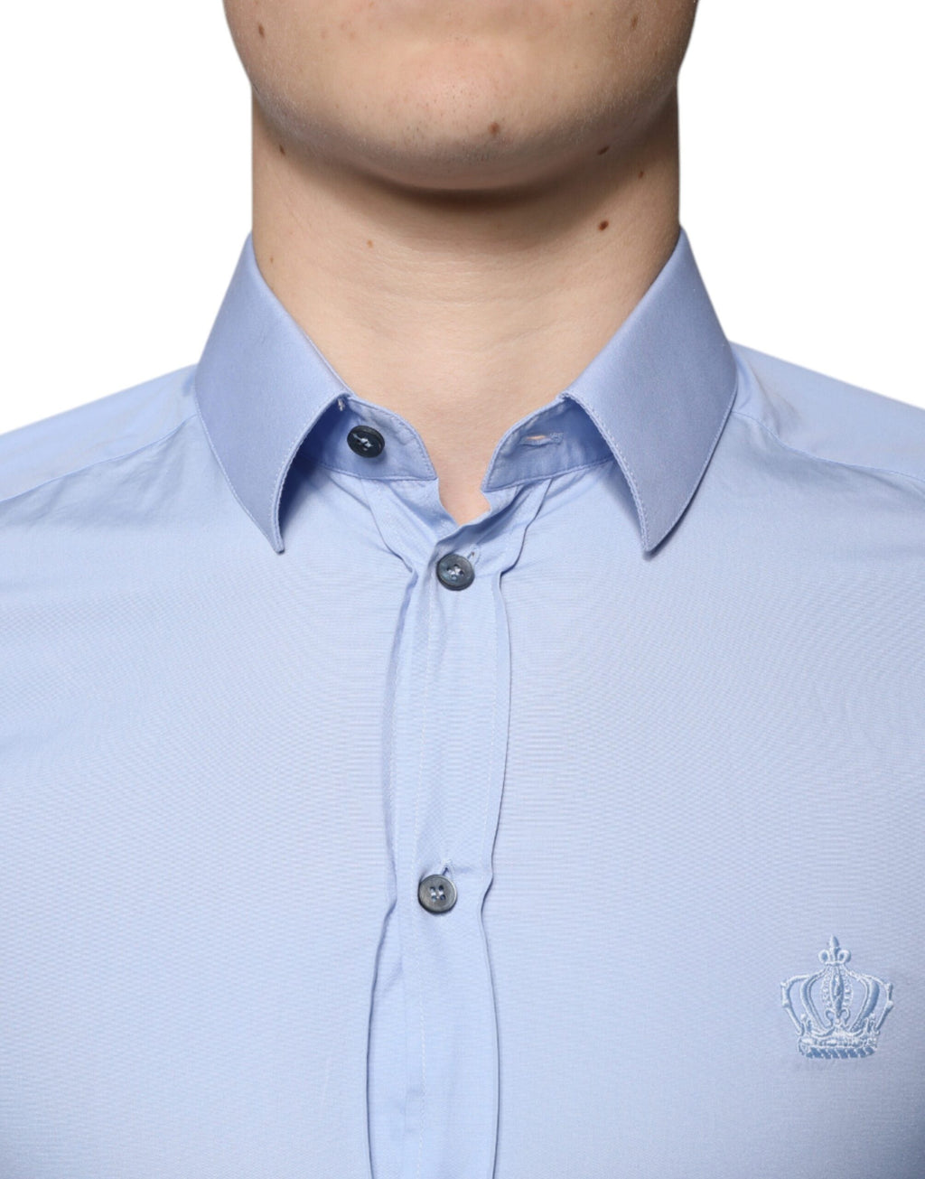 Dolce & Gabbana Blue Dress Shirt for Men additional view
