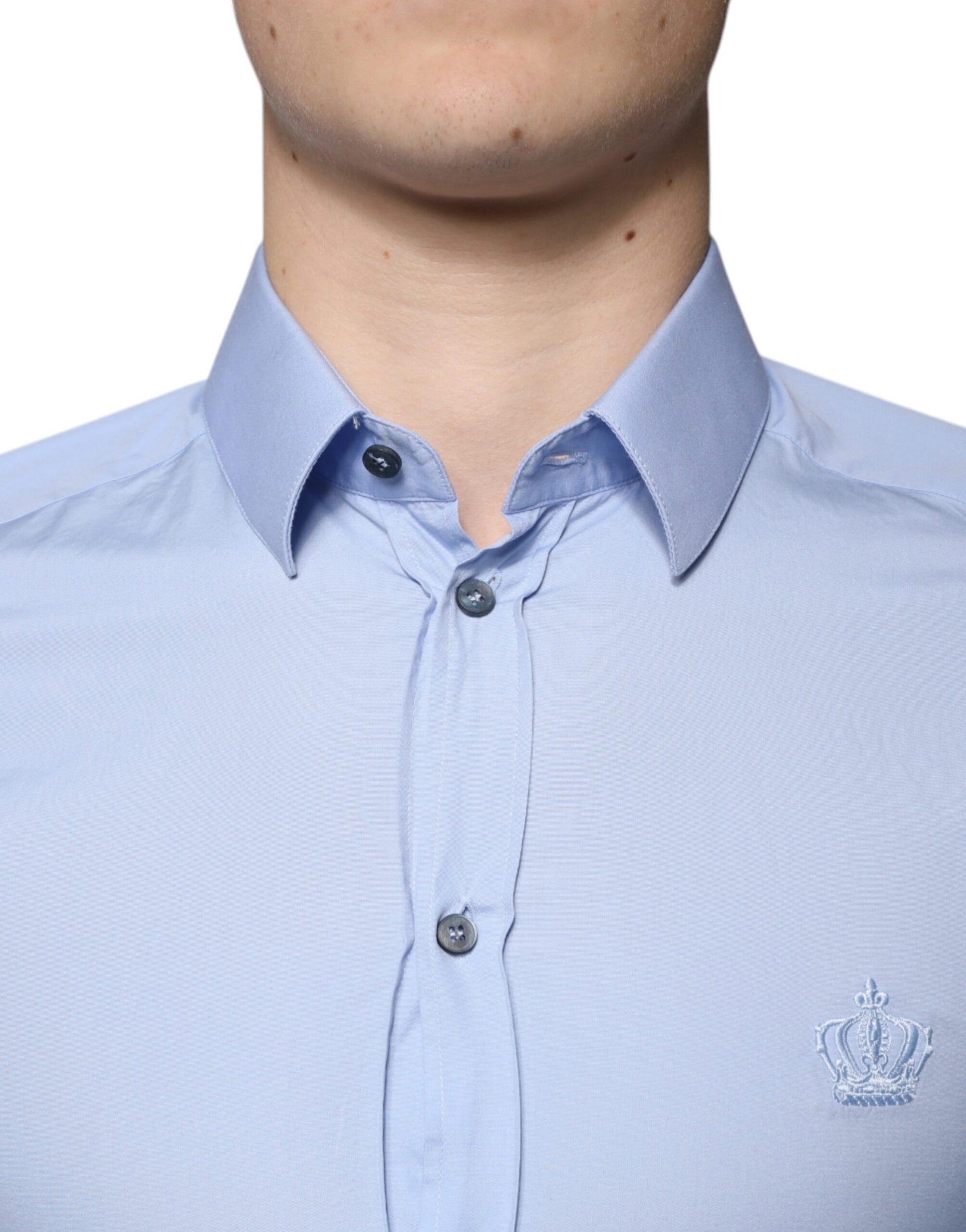 Dolce & Gabbana Blue Dress Shirt for Men additional view
