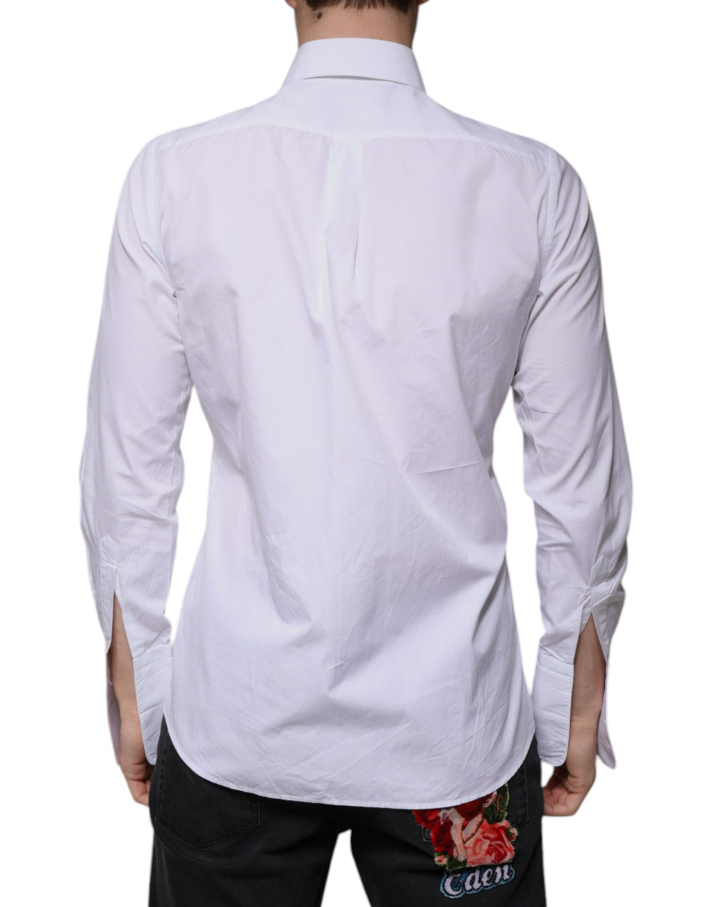 Dolce & Gabbana White Dress Shirt for Men side view