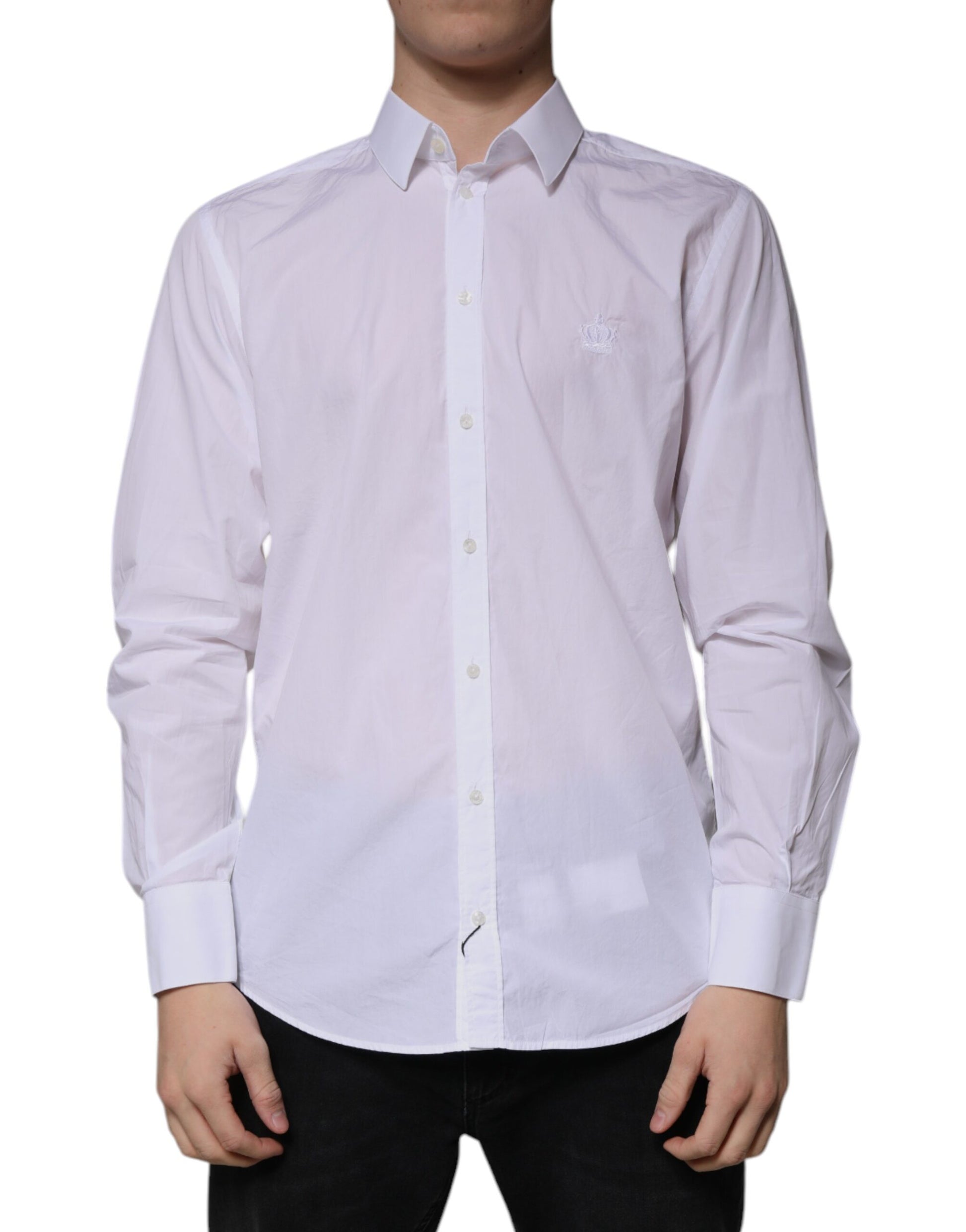 Dolce & Gabbana White Dress Shirt for Men