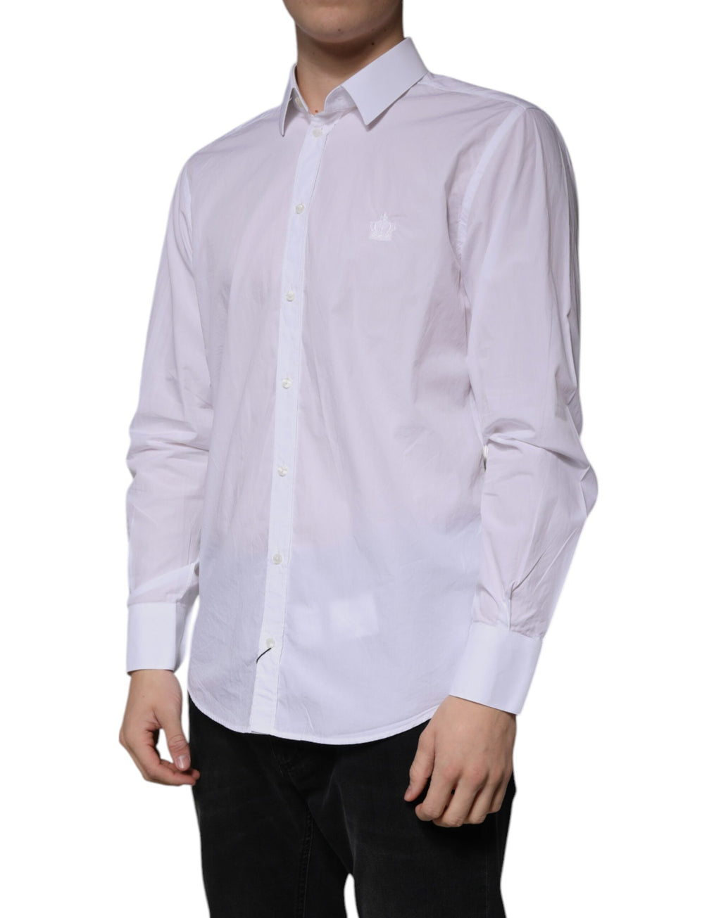 Dolce & Gabbana White Dress Shirt for Men detail view