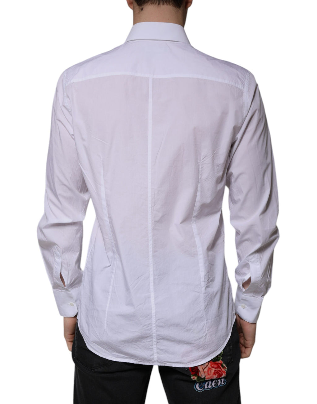 Dolce & Gabbana White Dress Shirt for Men side view