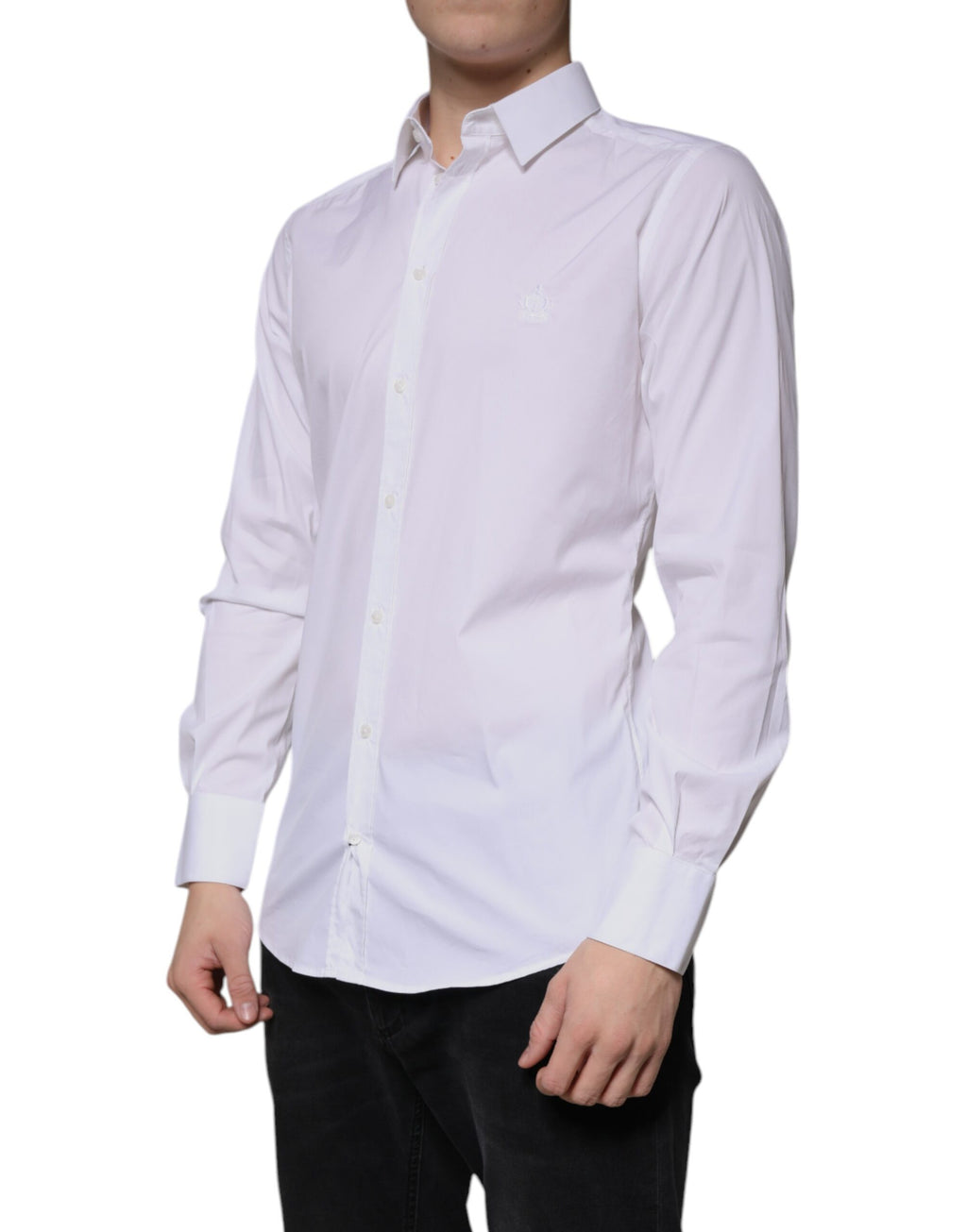Dolce & Gabbana White Dress Shirt for Men detail view