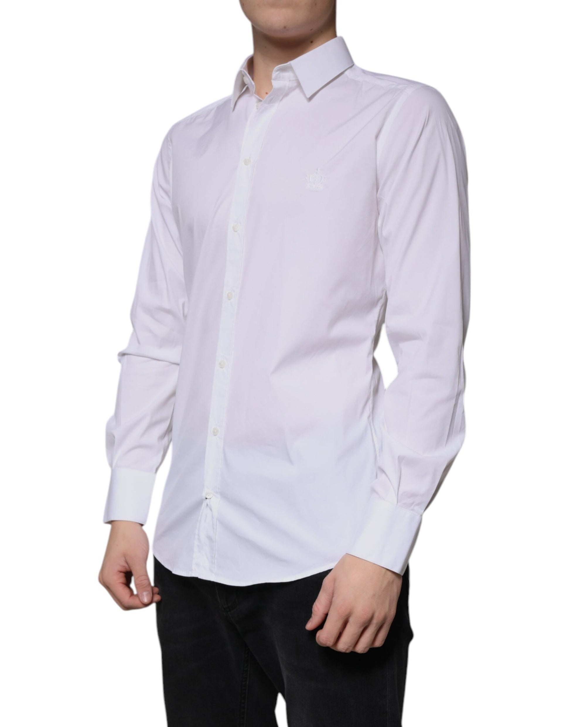 Dolce & Gabbana White Dress Shirt for Men detail view