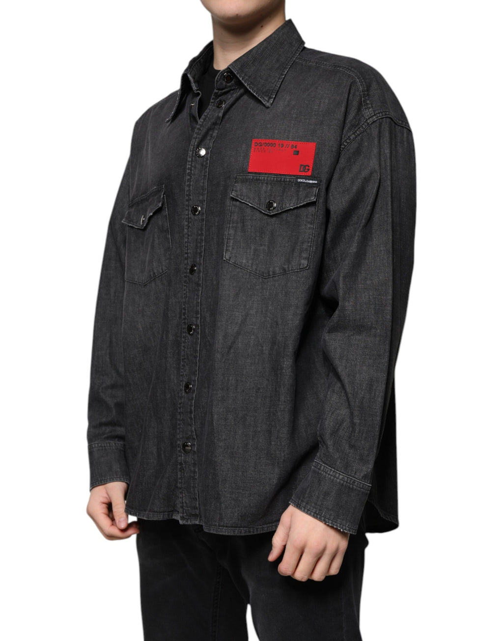 Dolce & Gabbana Black Denim for Men detail view