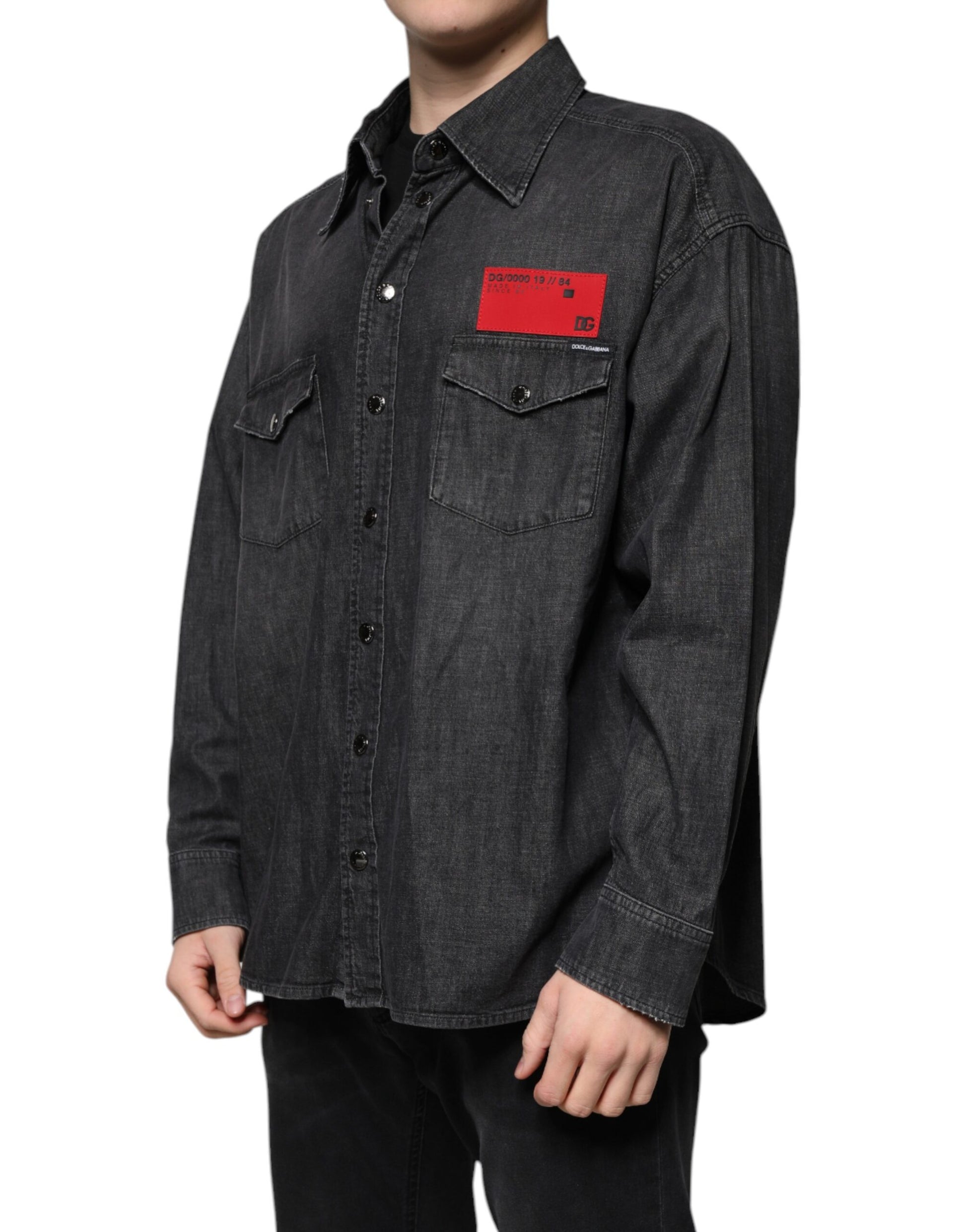 Dolce & Gabbana Black Denim for Men detail view