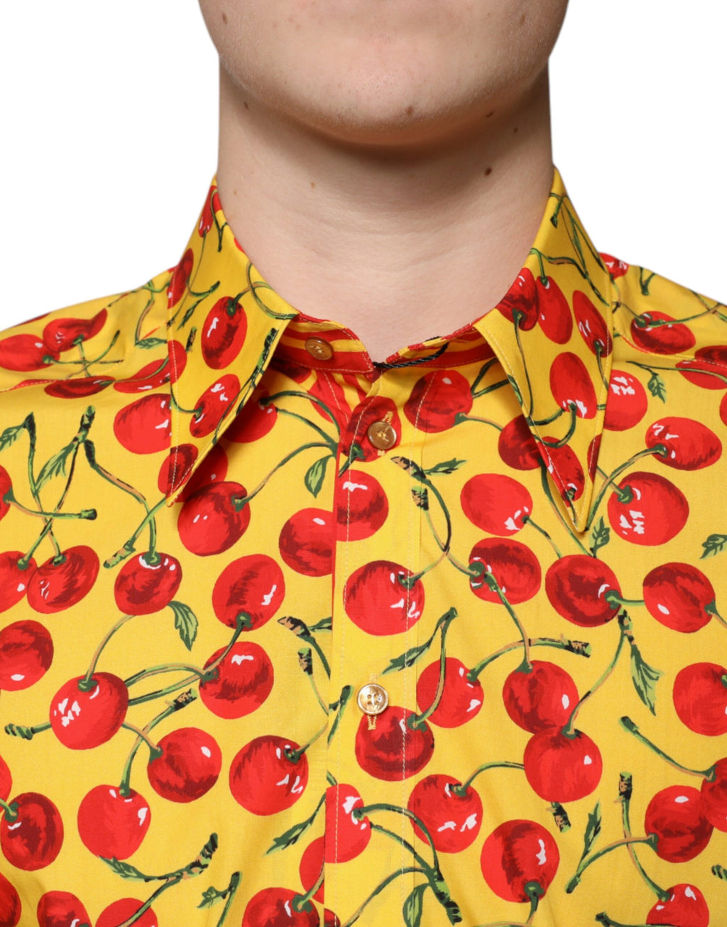 Dolce & Gabbana Yellow Dress Shirt for Men additional view