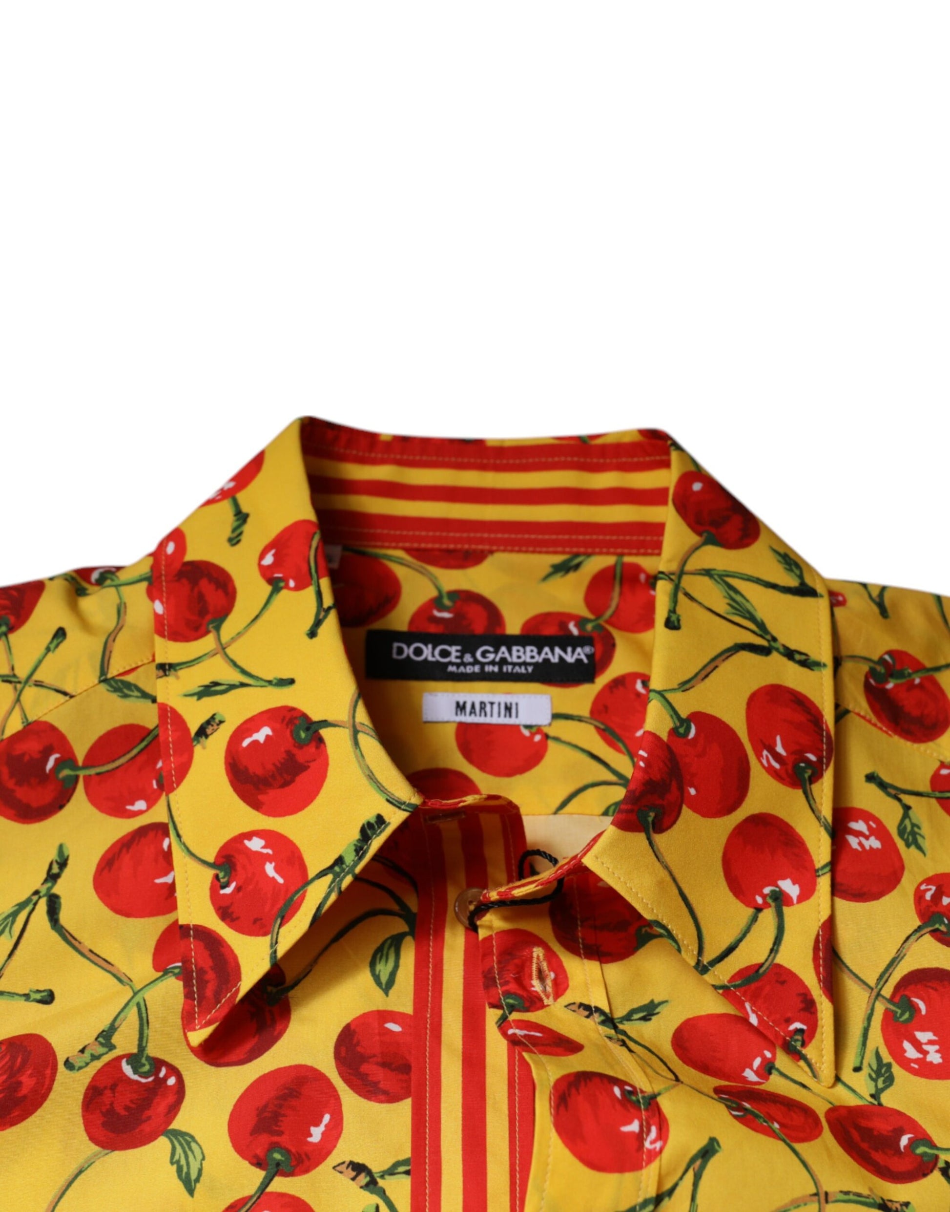 Dolce & Gabbana Yellow Dress Shirt for Men additional view