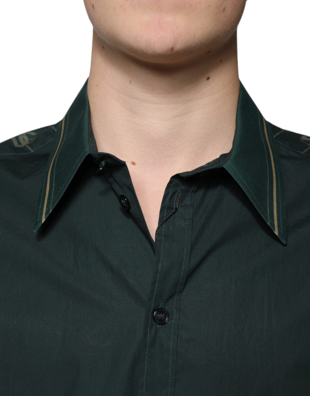 Dolce & Gabbana Green Long Sleeve T-Shirt for Men additional view