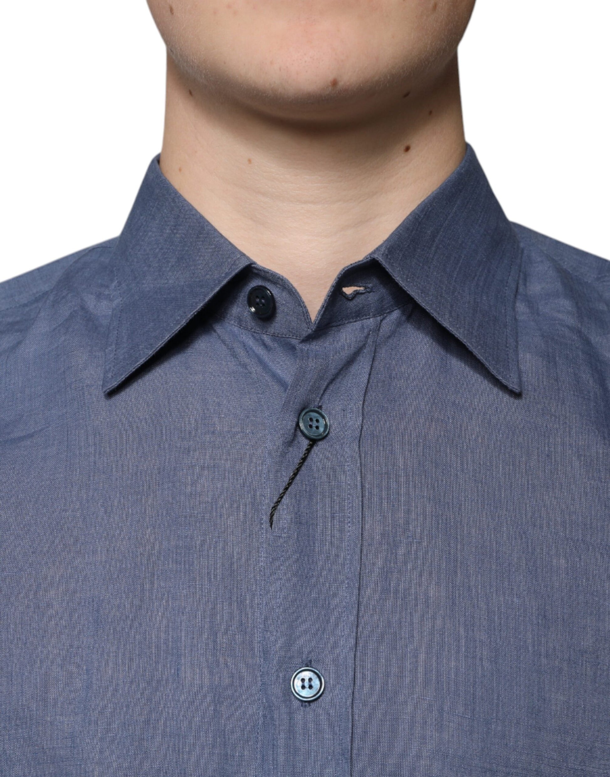 Dolce & Gabbana Blue Long Sleeve T-Shirt for Men additional view