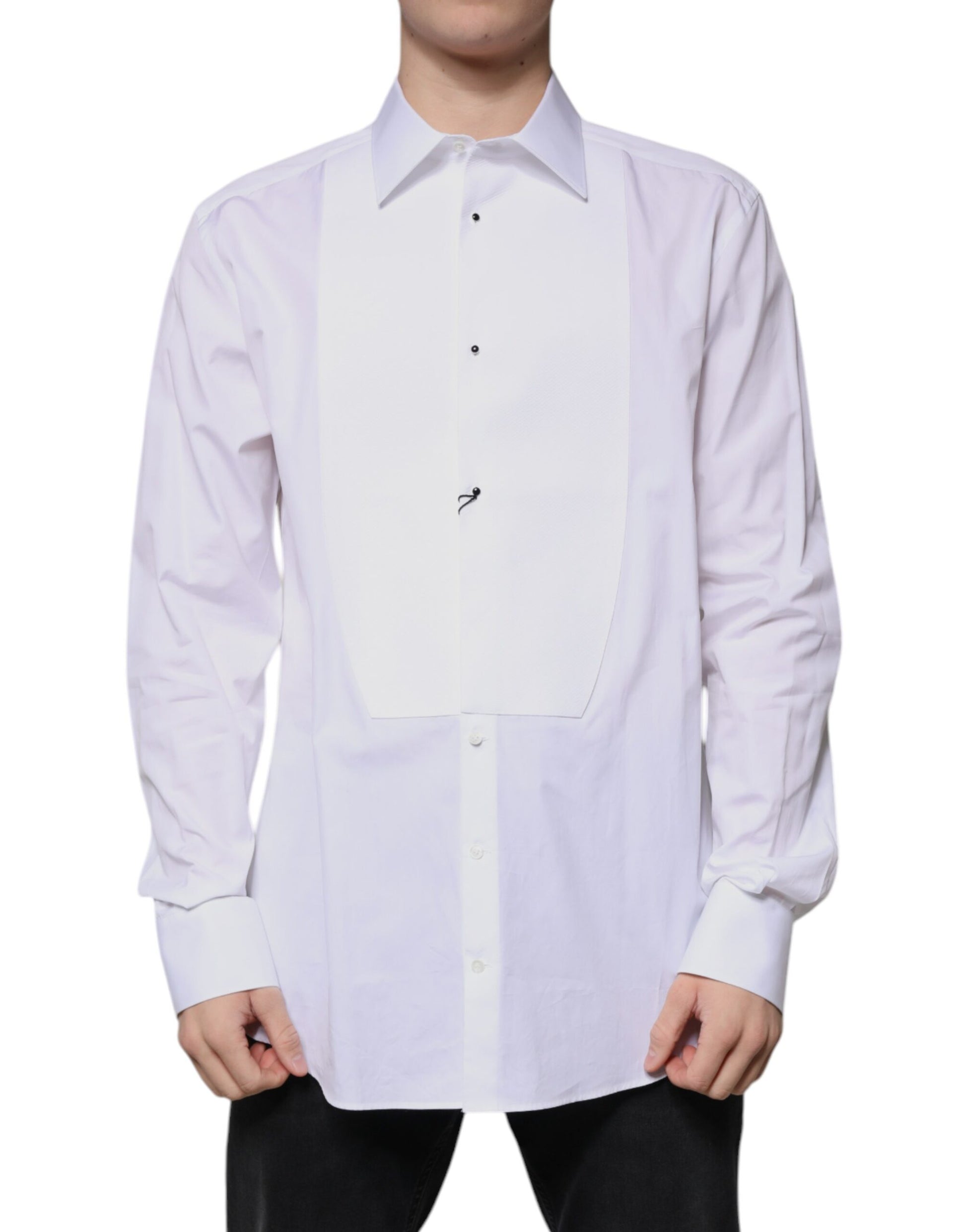 Dolce & Gabbana White Dress Shirt for Men