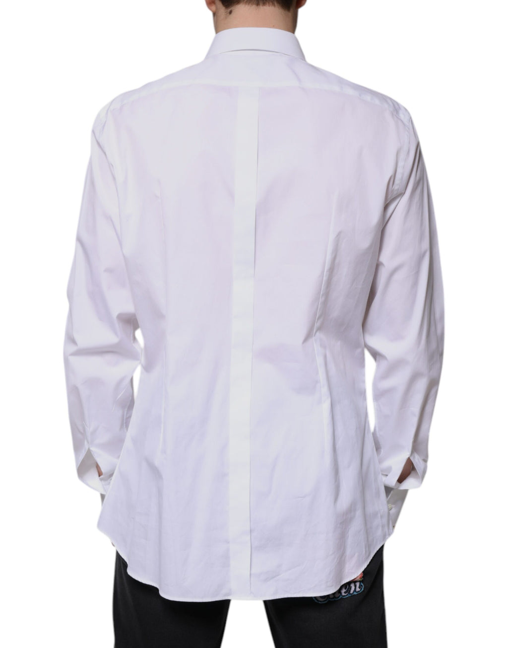 Dolce & Gabbana White Dress Shirt for Men side view