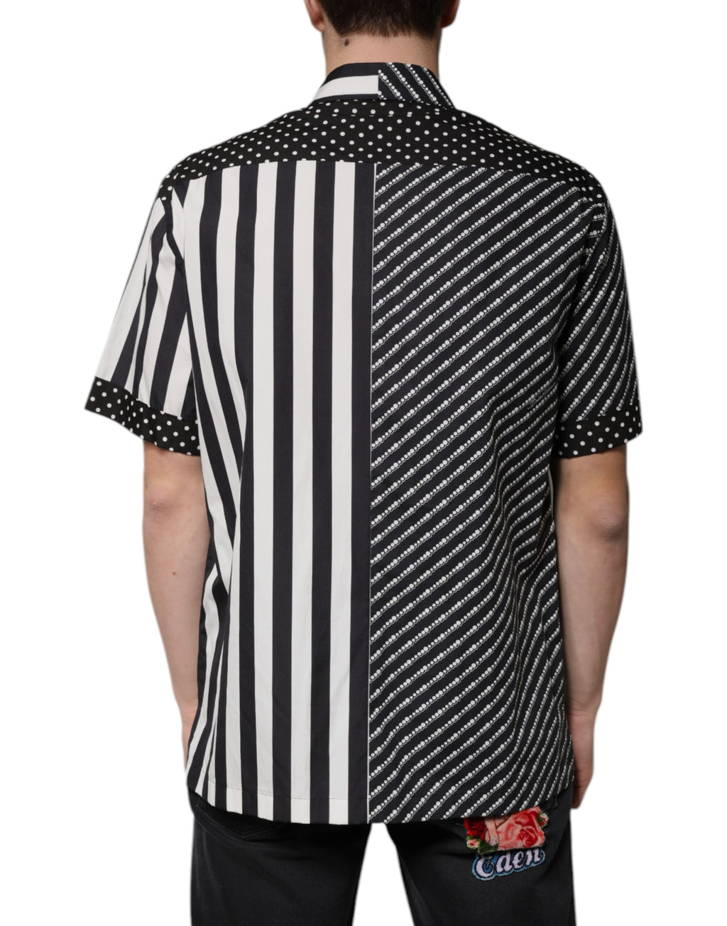 Dolce & Gabbana Black Shortsleeve for Men side view