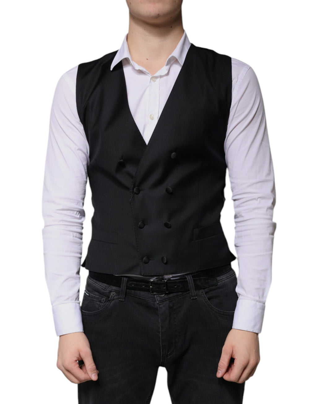 Dolce & Gabbana Black Waistcoats for Men alternate view
