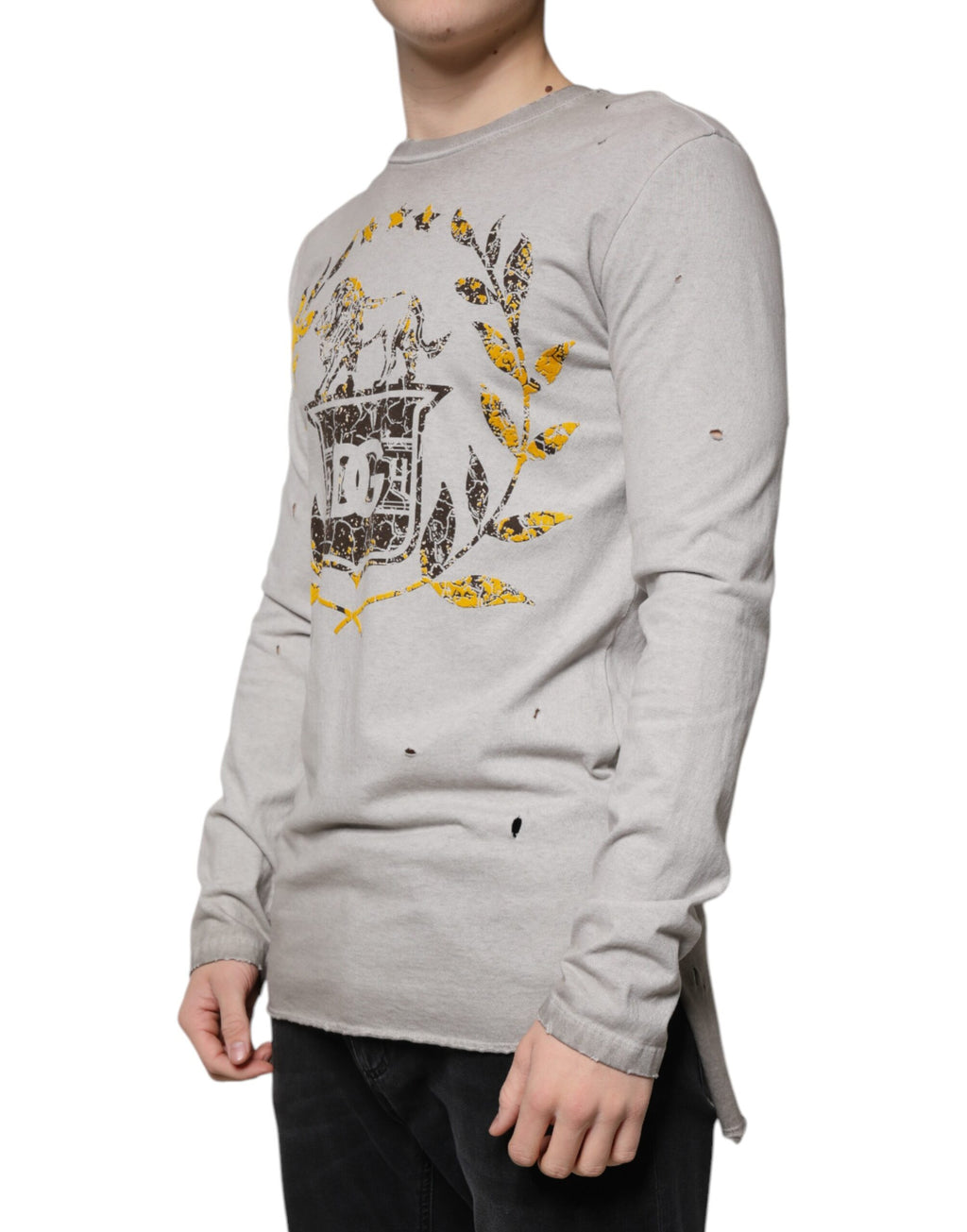 Dolce & Gabbana Grey Sweatshirt for Men detail view