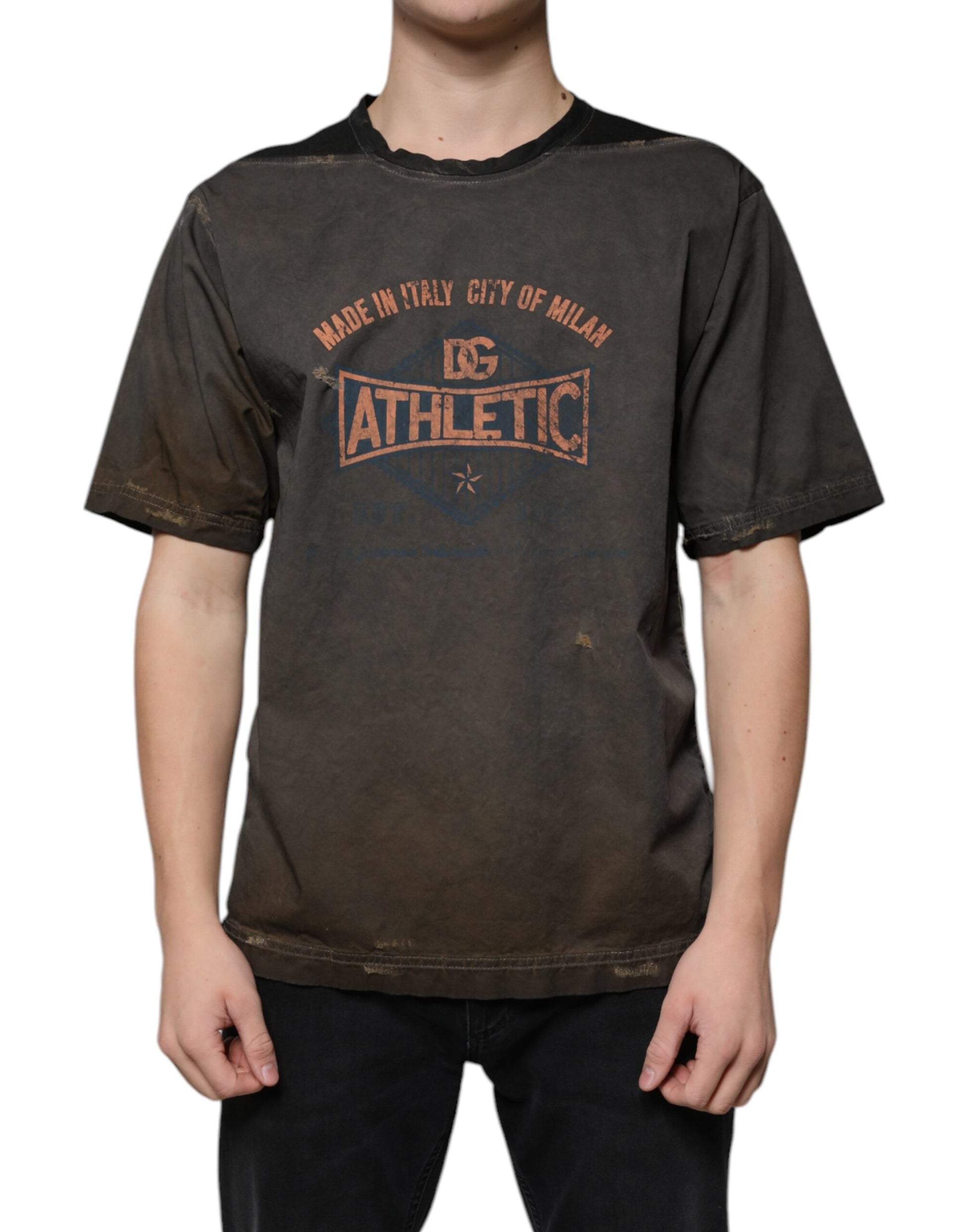 Dolce & Gabbana Brown T-Shirt for Men alternate view