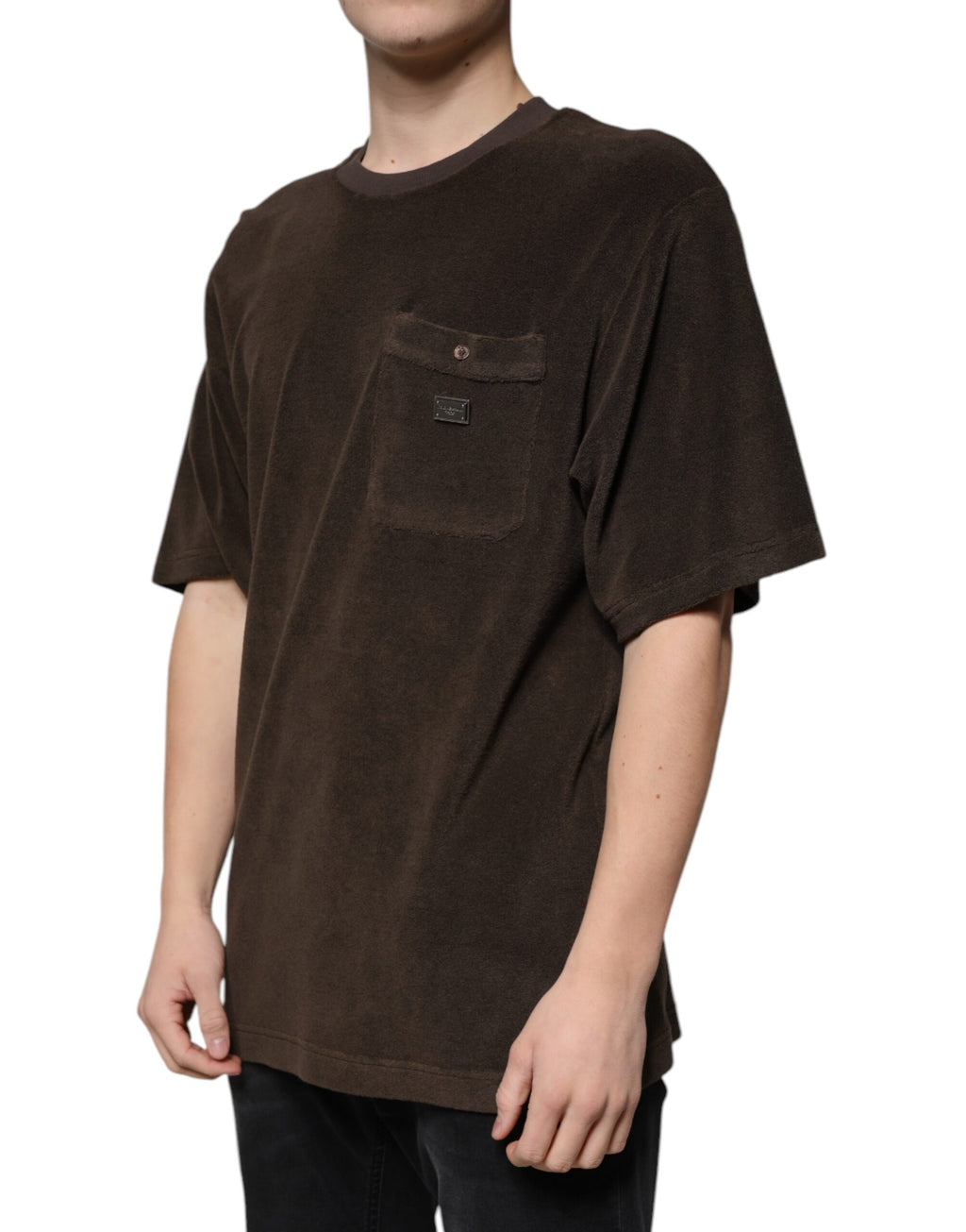 Dolce & Gabbana Brown T-Shirt for Men detail view