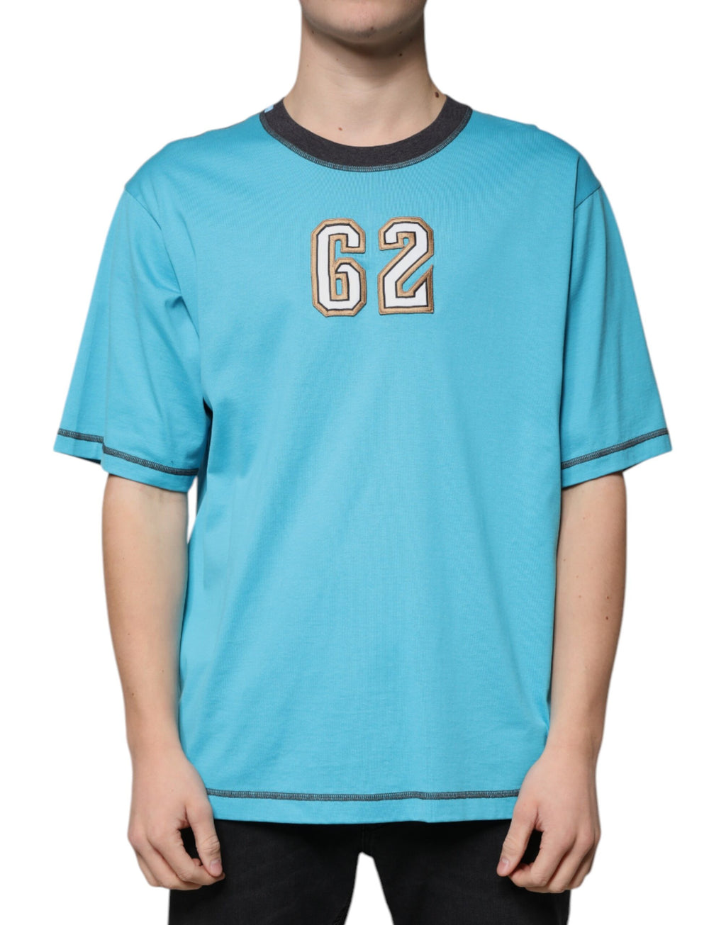 Dolce & Gabbana Blue T-Shirt for Men alternate view