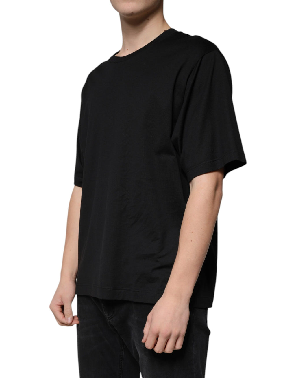 Dolce & Gabbana Black T-Shirt for Men detail view