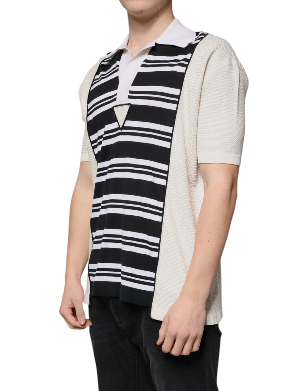 Dolce & Gabbana Multicolor Polo Shirt for Men detail view
